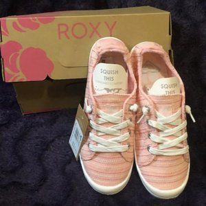 Girls Roxy pink sneakers, size 5